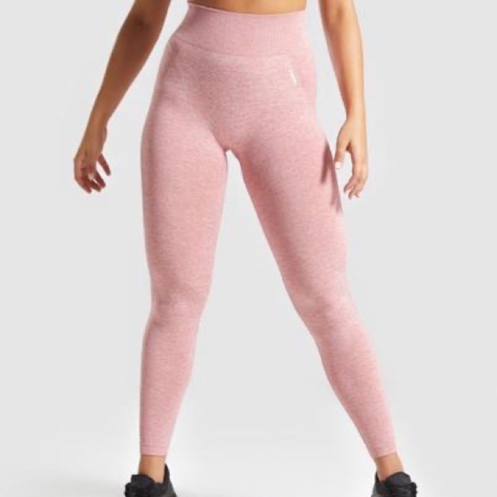 Gymshark Flex Seamless Legging in Pink/White
